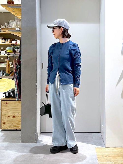 セール】【接触冷感】ひんやりイージーストレートデニム《CLIP