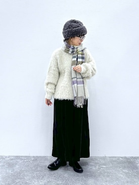 「アイテム（帽子）」を使った、さちち さん（レディース・156cm・50代）の秋コーディネート