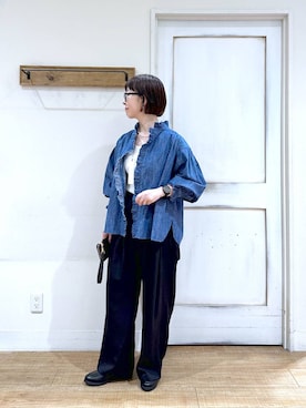 「50代前半です」｜「アイテム（財布/小物）」を使った、さちち さん（レディース・156cm）の秋コーディネート