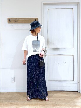 「50代前半です」｜「アイテム（財布/小物）」を使った、さちち さん（レディース・156cm）の夏コーディネート