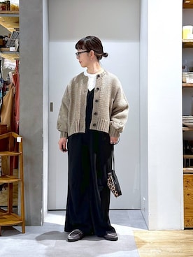 「アイテム（Tシャツ/カットソー）」を使った、さちち さん（レディース・156cm・50代）の冬コーディネート