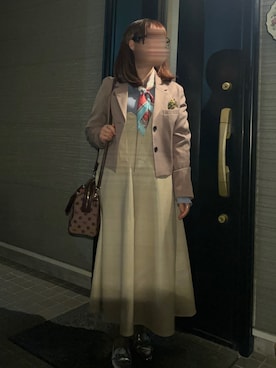 「MARY QUANT（マリークワント）のアイテム（バッグ）」を使った、せいかさん（レディース・152cm）の春コーディネート