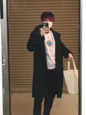 「HUF（ハフ）のアイテム」を使った、のばまんさん（メンズ・175cm）の春コーディネート