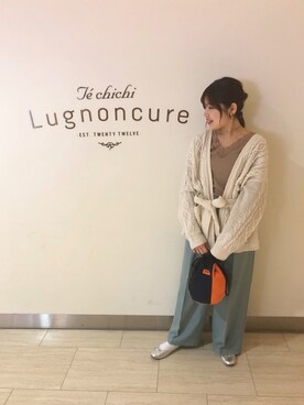 「Te chichi TERRASSE」｜「アイテム（パンツ）」を使った、ʜᴀʀᴜᴋᴀさん（レディース・153cm）の秋コーディネート