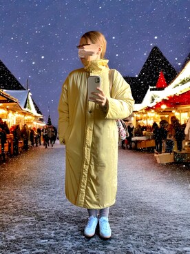「CASPER JOHN（キャスパージョン）のアイテム」を使った、ミィさん（レディース・154cm）の冬コーディネート