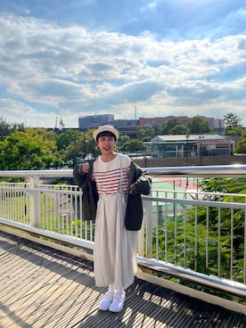 「Balenoのアイテム」を使った、Pipiさん（レディース・160cm）の秋コーディネート