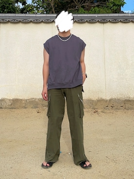 「soerte」｜「アイテム（アクセサリー）」を使った、You。さん（メンズ・168cm）の夏コーディネート