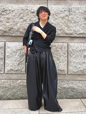 「JIL SANDER（ジルサンダー）のアイテム（バッグ）」を使った、You。さん（メンズ・168cm）の春コーディネート