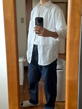 「RUUBON（ルーボン）のアイテム（Tシャツ/カットソー）」を使った、taketakeさん（メンズ・165cm）の夏コーディネート