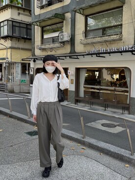 「NEW BALANCE（ニューバランス）のNew Balance ニューバランス ML703BC(D) TRIPLE BK(BC)（スニーカー）」を使った、Doraさん（レディース・173cm）の春コーディネート