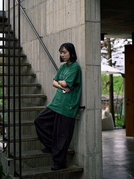 「NEW BALANCE（ニューバランス）のNew Balance ニューバランス ML703BC(D) TRIPLE BK(BC)（スニーカー）」を使った、Doraさん（レディース・173cm）の春コーディネート