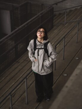 「NEW BALANCE（ニューバランス）のNew Balance ニューバランス ML703BC(D) TRIPLE BK(BC)（スニーカー）」を使った、Doraさん（レディース・173cm）の春コーディネート