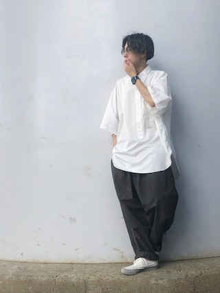 My Beautiful Landlet チノコンクーンクロップドビッグパンツ My Beautiful Landlet チノコンクーンクロップドビッグパンツ my
