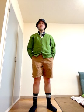 「アイテム（ネクタイ）」を使った、ヴァンパイアようくんさん（メンズ・177cm・30代）の秋コーディネート