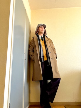 「アイテム（フォーマルスーツ/小物）」を使った、ヴァンパイアようくんさん（メンズ・177cm・30代）の冬コーディネート