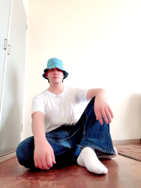「アイテム（帽子）」を使った、ヴァンパイアようくんさん（メンズ・177cm・30代）の秋コーディネート