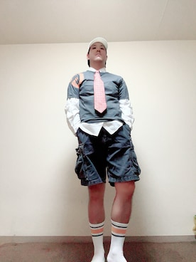 「アイテム（帽子）」を使った、ヴァンパイアようくんさん（メンズ・177cm・30代）の秋コーディネート