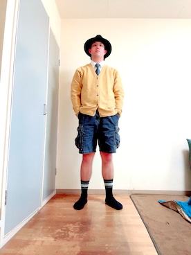 「アイテム（ソックス/靴下）」を使った、ヴァンパイアようくんさん（メンズ・177cm・30代）の秋コーディネート