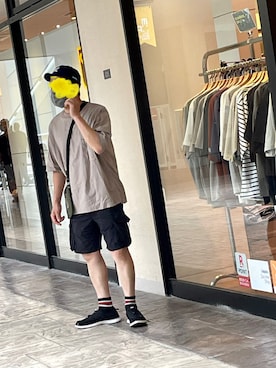 「WEEKEND(ER)（ウィークエンダー）のアイテム（財布/小物）」を使った、たかとらさん（メンズ・168cm）の夏コーディネート