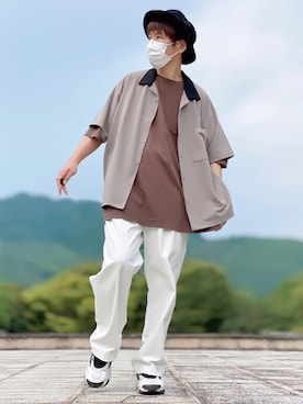 「Bling Leads（ブリングリーズ）のアイテム」を使った、しょう🐤🐦🐧しばらく休みますさん（メンズ・173cm）の夏コーディネート