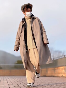 「classicalelf（クラシカルエルフ）のアイテム（ニット/セーター）」を使った、しょう🐤🐦🐧しばらく休みますさん（メンズ・173cm）の冬コーディネート
