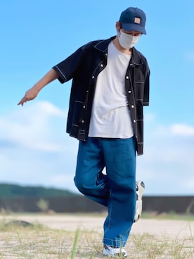「ATTENTION（アテンション）のアイテム」を使った、しょう🐤🐦🐧しばらく休みますさん（メンズ・173cm）の秋コーディネート