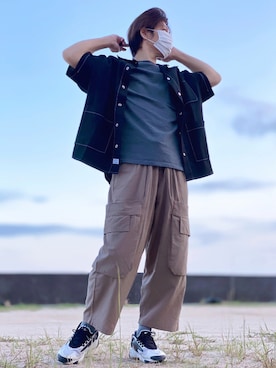 「ATTENTION（アテンション）のアイテム」を使った、しょう🐤🐦🐧しばらく休みますさん（メンズ・173cm）の秋コーディネート