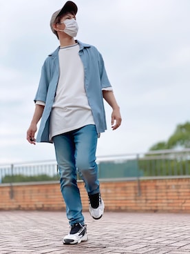 しょう🐤🐦🐧しばらく休みますさん(メンズ・173cm)の夏コーディネート