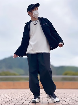「Subciety（サブサエティ）のアイテム（ブルゾン）」を使った、しょう🐤🐦🐧しばらく休みますさん（メンズ・173cm）の春コーディネート
