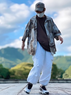 「Bling Leads（ブリングリーズ）のアイテム」を使った、しょう🐤🐦🐧しばらく休みますさん（メンズ・173cm）の秋コーディネート