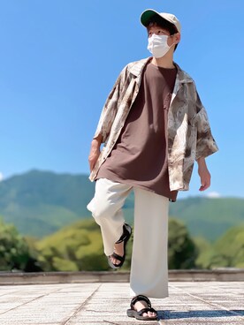 しょう🐤🐦🐧しばらく休みますさん（メンズ・173cm）の夏コーディネート