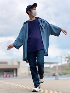 しょう🐤🐦🐧しばらく休みますさん（メンズ・173cm）の夏コーディネート