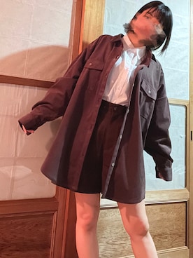 「SpRay PREMIUM（スプレイプレミアム）のアイテム（セットアップ）」を使った、へっぽこちゃんさん（レディース・148cm）の秋コーディネート