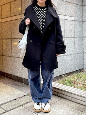 「Heather（ヘザー）のアイテム」を使った、haaaaatcch(hana)さん（レディース・156cm）の冬コーディネート