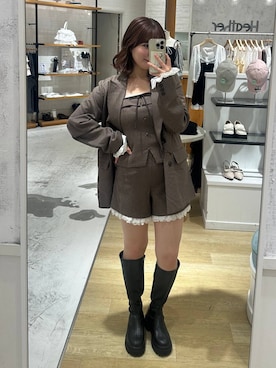 こぼちゃんさん(レディース・156cm)の秋コーディネート