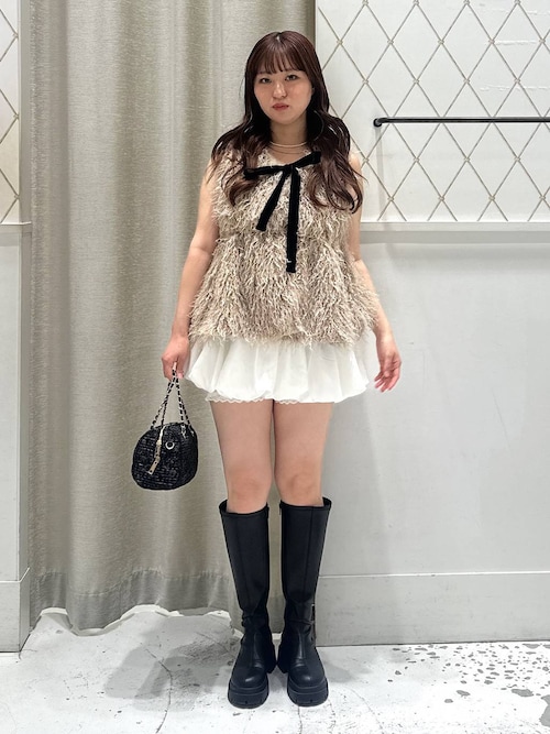 レイヤードバルーンミニスカート　1051887