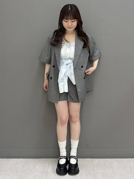 こぼちゃんさん(レディース・156cm)の春コーディネート