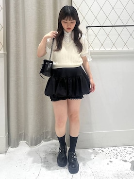 「Heather（ヘザー）のアイテム」を使った、こぼちゃんさん（レディース・156cm）の夏コーディネート