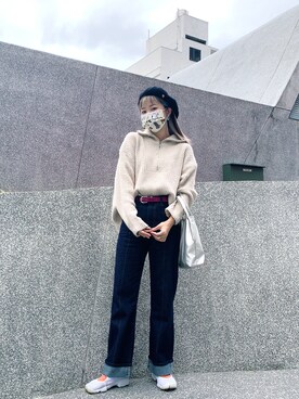 太元🤍🇹🇼さん(レディース・161cm)の冬コーディネート