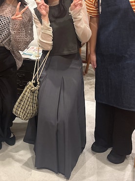 「Unblend（アンブレンド）のアイテム」を使った、sakuraさん（レディース・161cm）の秋コーディネート