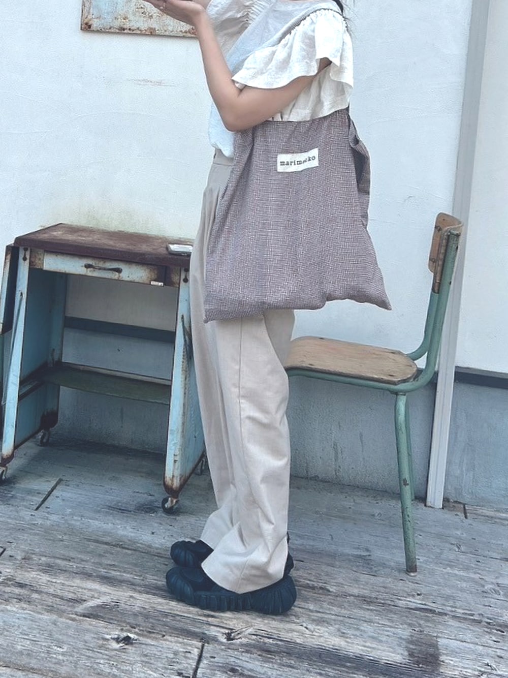 marimekko（マリメッコ）の「【MARIMADE】Verkko bag 44x43 cm（トート