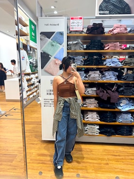 「cotton on（コットンオン）のアイテム」を使った、hazel Sau さん（レディース・155cm）の秋コーディネート