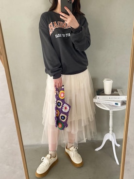 「CLEA（クレア）のアイテム」を使った、CLEAさん（レディース・160cm）の春コーディネート