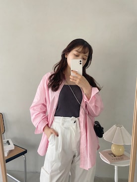 「CLEA（クレア）のアイテム」を使った、CLEAさん（レディース・160cm）の春コーディネート