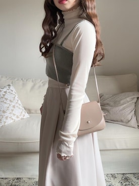 「CLEA（クレア）のアイテム」を使った、CLEAさん（レディース・160cm）の春コーディネート