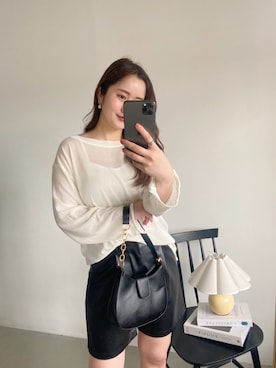 「CLEA（クレア）のアイテム」を使った、CLEAさん（レディース・160cm）の春コーディネート