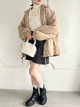 「CLEA（クレア）のアイテム」を使った、CLEAさん（レディース・158cm）の秋コーディネート