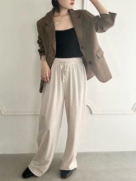 「CLEA（クレア）のアイテム」を使った、CLEAさん（レディース・158cm）の秋コーディネート