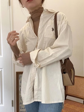 「CLEA（クレア）のアイテム」を使った、CLEAさん（レディース・160cm）の春コーディネート