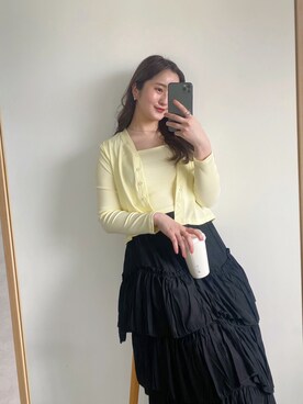 「CLEA（クレア）のアイテム」を使った、CLEAさん（レディース・160cm）の春コーディネート